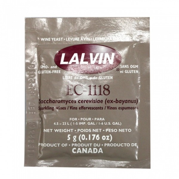 Дрожжи винные LALVIN EC-1118